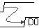 drawing of a curved delay parameter